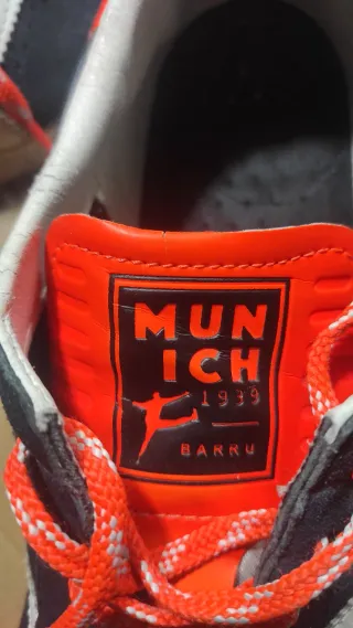 Zapatillas Munich Barro 78 Hombre Azul Naranja