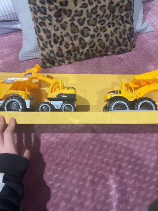 Camión Excavadora Juguete Amarillo