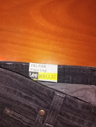 Pantalón Jeans Felton Lee negro mujer