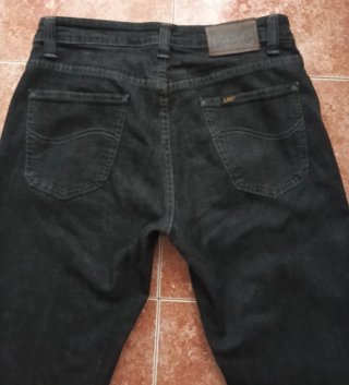 Pantalón Jeans Felton Lee negro mujer