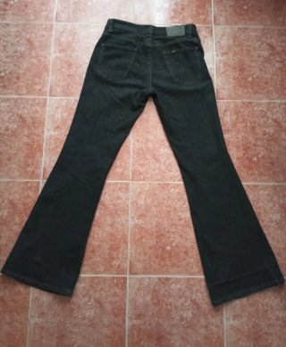 Pantalón Jeans Felton Lee negro mujer