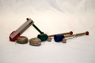 Juguetes de madera de Olentzero