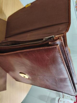 Maletín Ejecutivo Fabio Fencci Piel Marrón