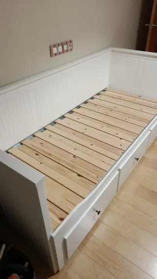 Cama Diván Ikea Hemnes 80x200 con 3 Cajones