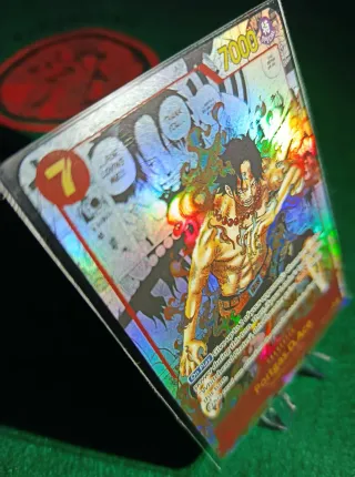 One piece Tcg Ace Manga Fullart Holografico fanart