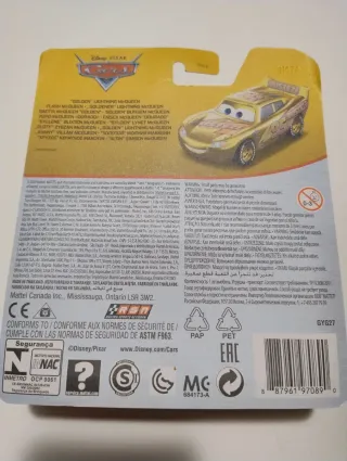 Saetta McQueen Golden Cars Mattel