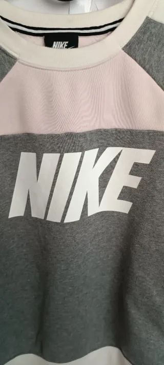 Sudadera Nike Mujer Talla M Rosa Gris