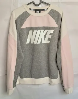 Sudadera Nike Mujer Talla M Rosa Gris