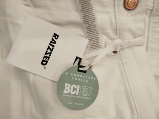 Pantalón Raizzed Blanco roto - Skinny.  Talla M