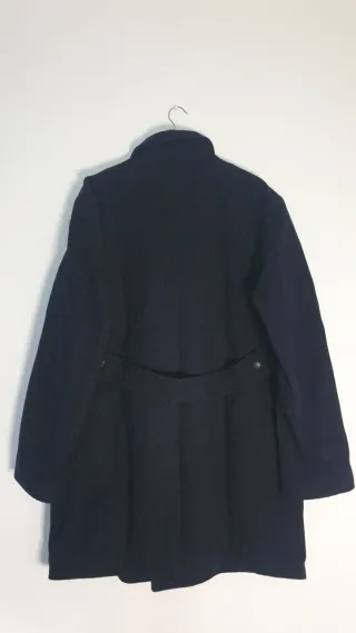 Abrigo largo azul marino