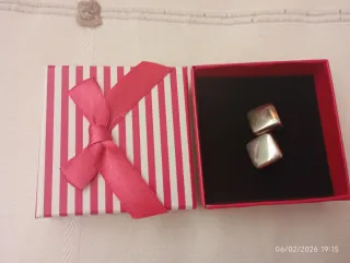 Pendientes Cuadrados Plata