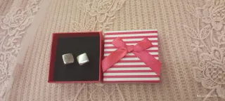 Pendientes Cuadrados Plata