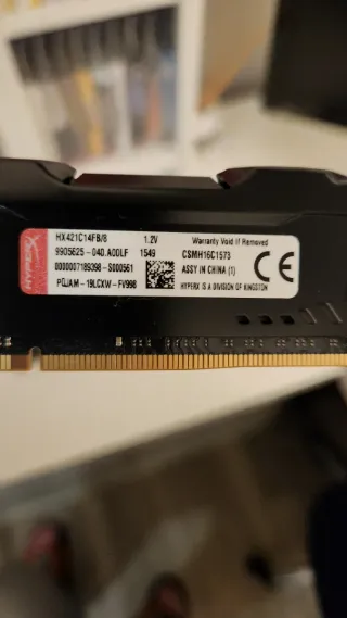 Memoria RAM DDR4 HyperX Fury