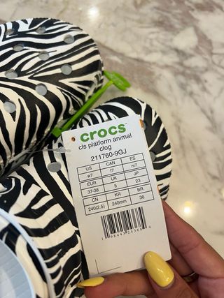 Crocs clog Animal print Cebra 37-38