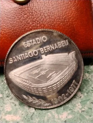 Moneda Real Madrid 75 Aniversario 1902-1977