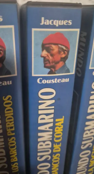 Colección Jacques Cousteau 36 VHS mundo submarino