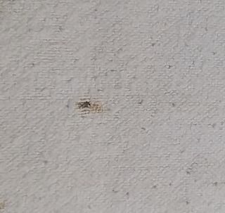 Manta antigua con rayas rosas y verdes