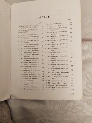 Método de latín. Gramática Latina. S.M. 1960.