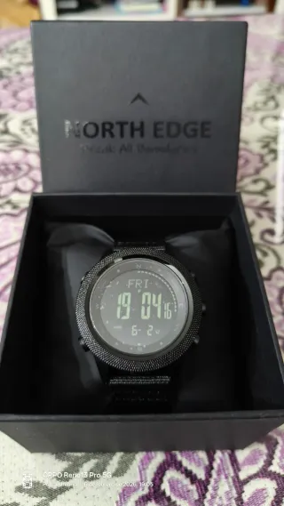 Reloj NORTH EDGE Militar Deportivo Negro Apache
