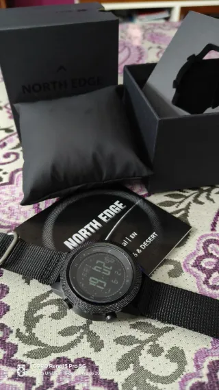 Reloj NORTH EDGE Militar Deportivo Negro Apache