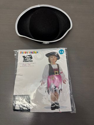 Disfraz Pirata Niña Talla M