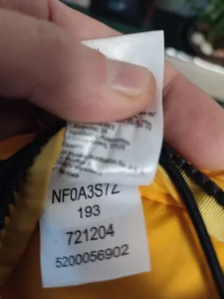 Riñonera The North Face Negra y Amarilla