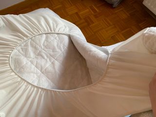 Protector de colchón de cuna orgánico