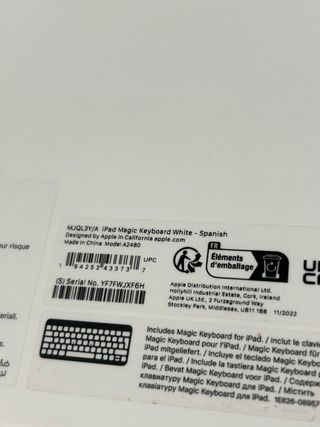 IPad Magic Keyboard Blanco