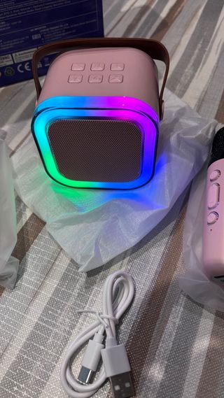 Mini Karaoke Infantil con Micrófonos