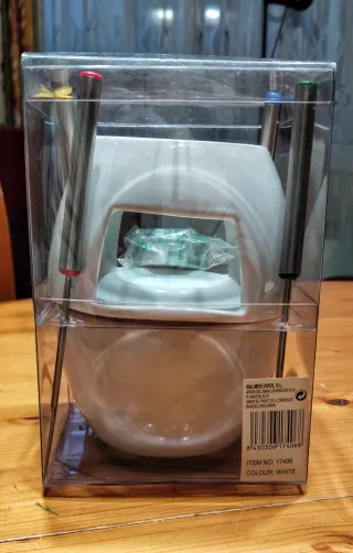 Set Fondue Chocolate Cerámica Nuevo