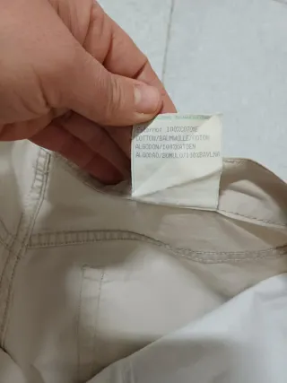 Pantaloni uomo beige