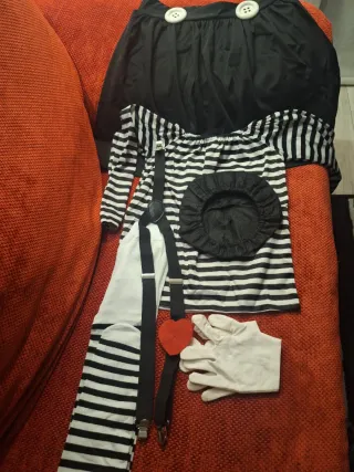 Disfraz Mimo Niña Talla 10-12