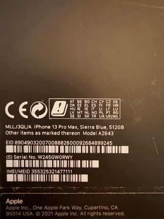 iPhone 13 Pro Max 512GB Blu