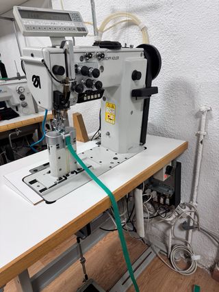 Máquina coser industrial triple arrastre