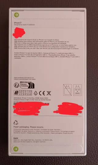 iPhone 14 256GB Azul/Morado Nuevo