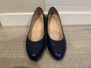 Zapatos de tacón azul Hispanitas