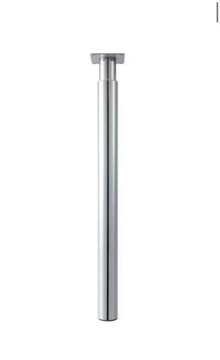 Patas acero regulables en altura para Mesa (4 uds)