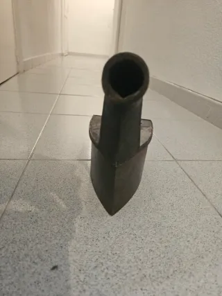 Plancha antigua de carbón