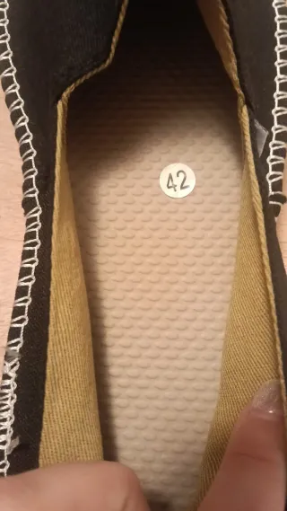 Alpargatas Seac Negras Talla 42