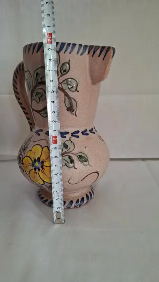 3 JARRAS VINTAGE CERÁMICA Talavera Artesa