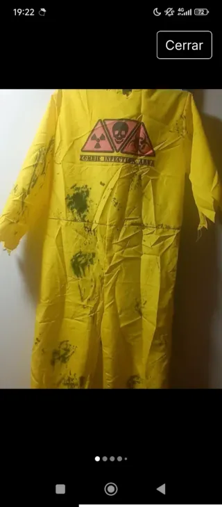 Disfraz Zombie Nuclear Talla Única