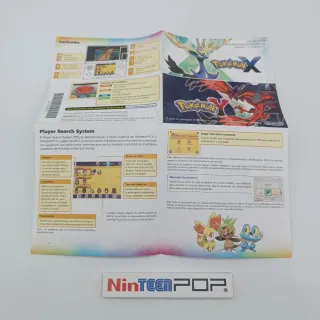 Manual Pokémon X/Y Nintendo 3DS