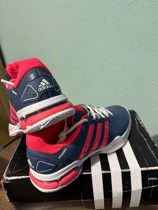 Zapatillas Adidas Hombre Talla 44.5 Azul/Rosa