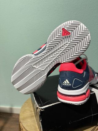 Zapatillas Adidas Hombre Talla 44.5 Azul/Rosa