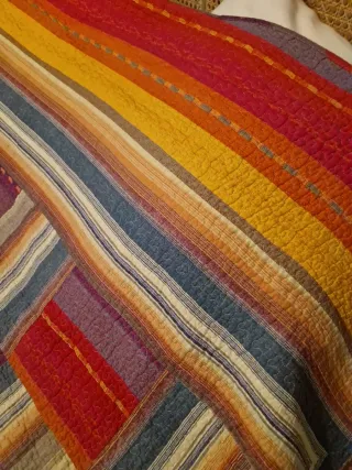 Colcha Cama 135cm Multicolor