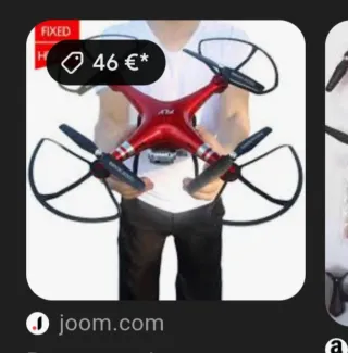 Dron con cámara y control remoto