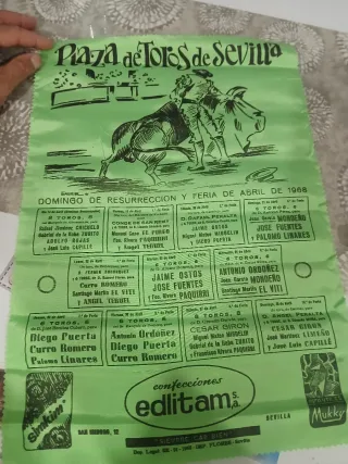 Carteles Toros Sevilla 1965