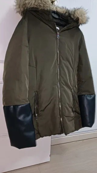 Abrigo verde El Corte Inglés Talla M