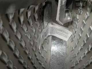 Bolso Zara trenzado plata metalizado