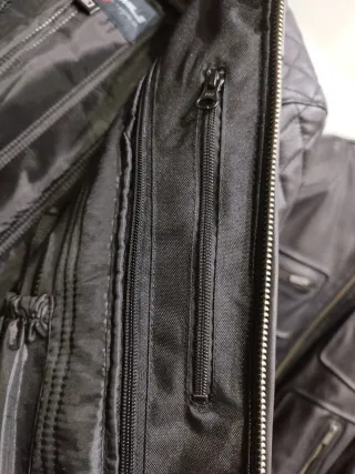 Cazadora Piel Quartermile  Negra varias tallas